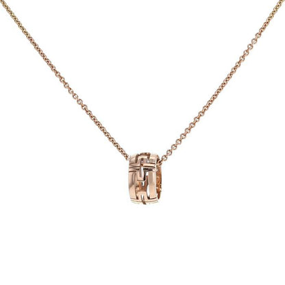 [ROYAL]PARENTESI NECKLACE PINK GOLD