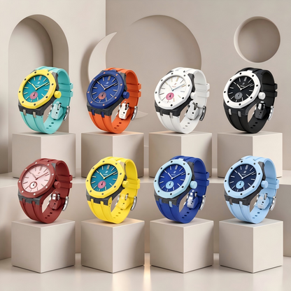Royal Oak Pop Exclusive Gehäuse aus Karbonfaser & Silikonarmband