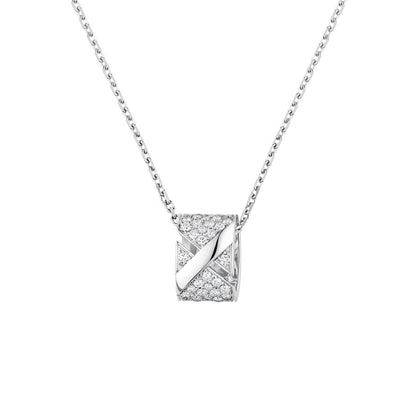 [ROYAL]LIENS EVIDENCE DIAMOND PAVED NECKLACE