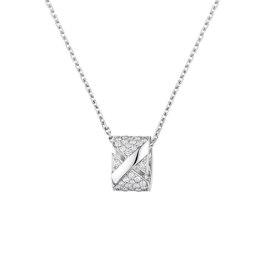 [ROYAL]LIENS EVIDENCE DIAMOND PAVED NECKLACE