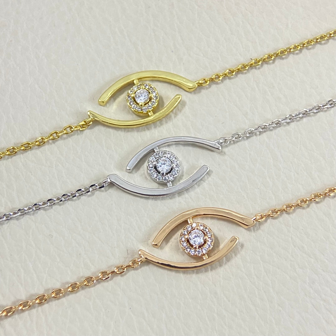 [Royal Jewellery]Lucky Eye Pave-Set Diamond Bracelet