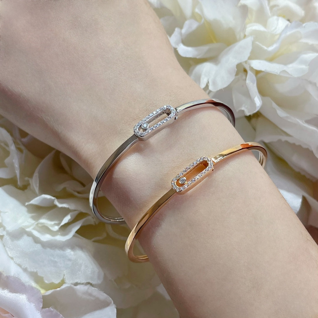 [Royal Jewellery]Move Uno pavé flex bangle medium