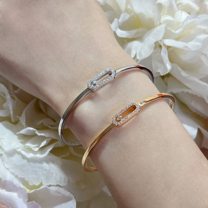 [Royal Jewellery]Move Uno pavé flex bangle medium