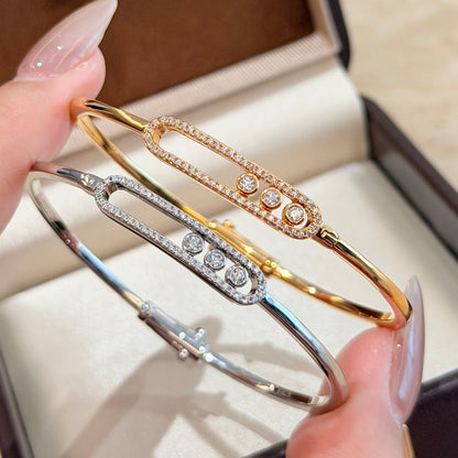 [Royal Jewellery]Move Pavé Diamond Bangle Bracelet M