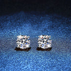 [Royal&Vicky]FOUR-PRONG MOISSANITE EARRINGS