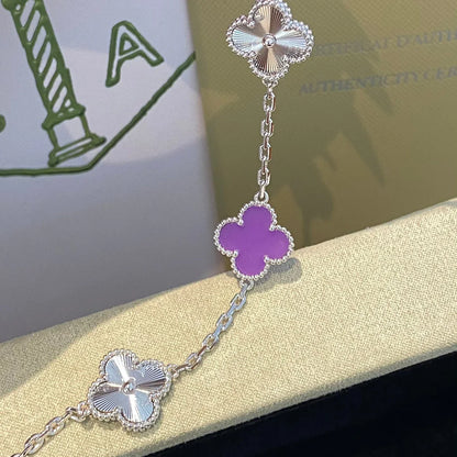 [Royal Jewellery] CLOVER 5 MOTIF VIOLET BRACELET COLLECTION