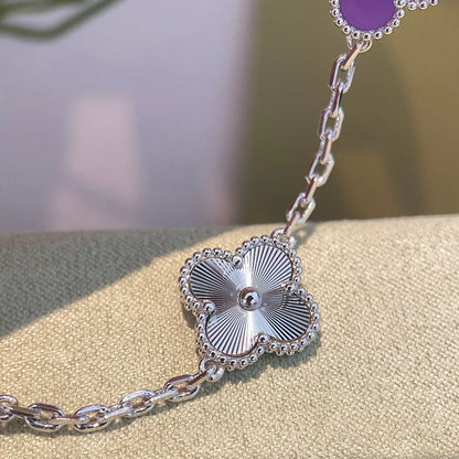 [Royal Jewellery] CLOVER 5 MOTIF VIOLET BRACELET COLLECTION