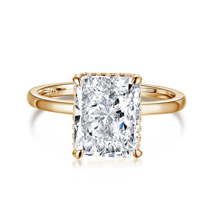 [Royal Jewellery]4.0 Carat Ornate Enchanting Radiand Cut Banquet Ring