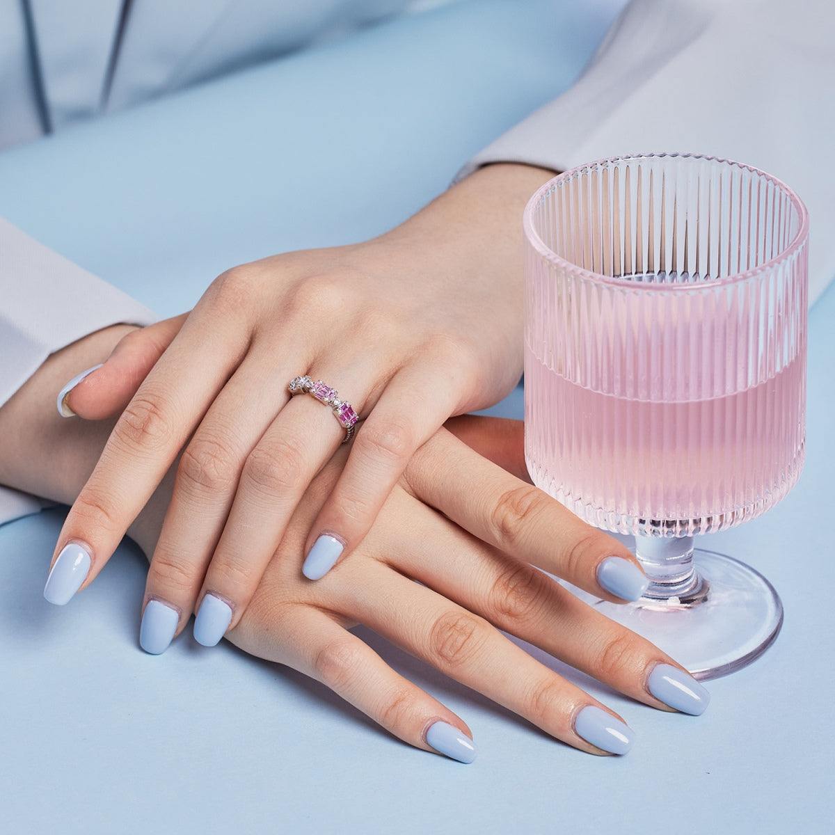 [Royal Jewellery]Unique Colorful Emerald Cut Party Ring