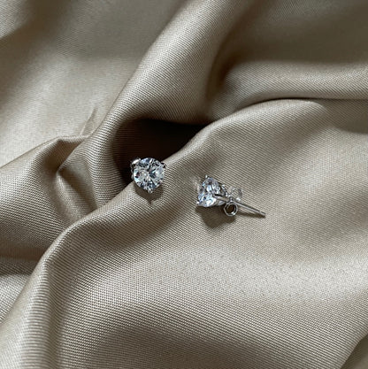 [Royal Jewellery]Dainty Round Shape Earrings