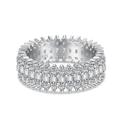 [Royal Jewellery]Ornate Colorful Radiant Cut Daily Ring