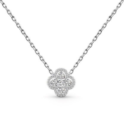 [ROYAL]Spliced Lucky Four-Leaf Clover Versatile Necklace