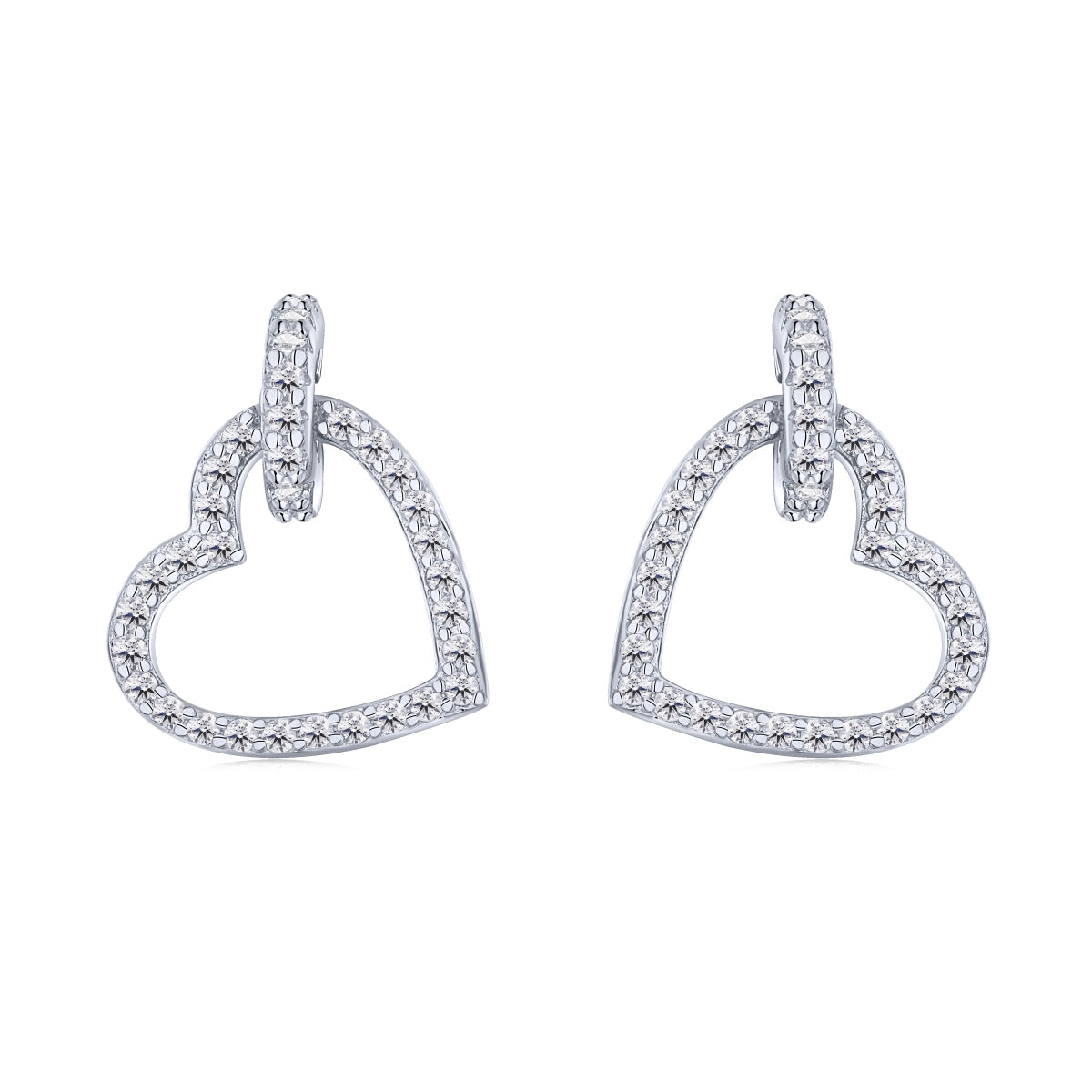 [Royal Jewellery]Dainty Heart Shape Earrings