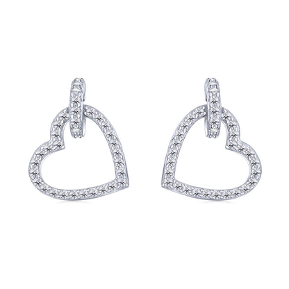 [ROYAL]Dainty Heart Shape Earrings