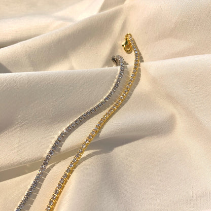 [Royal Jewellery]Radiant Shinning Princess Cut Tennis Bracelet