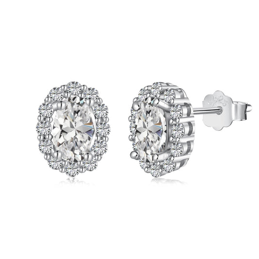 [ROYAL]Delicate Unique Oval Cut Daily Earrings