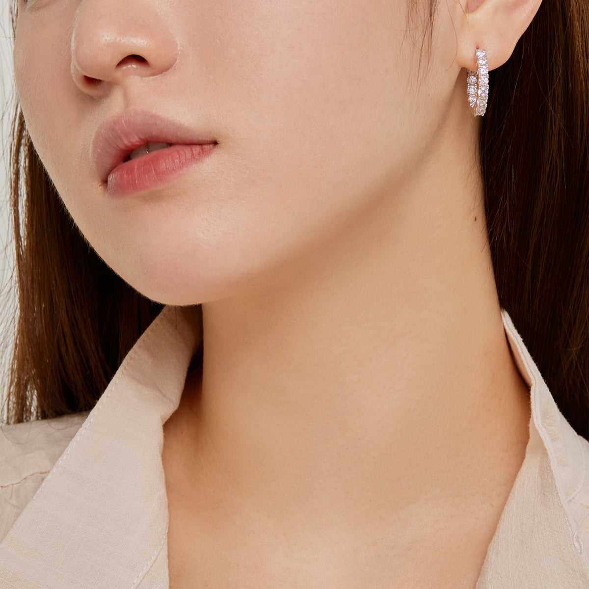 [Royal Jewellery]Unique Round Cut Daily Earrings