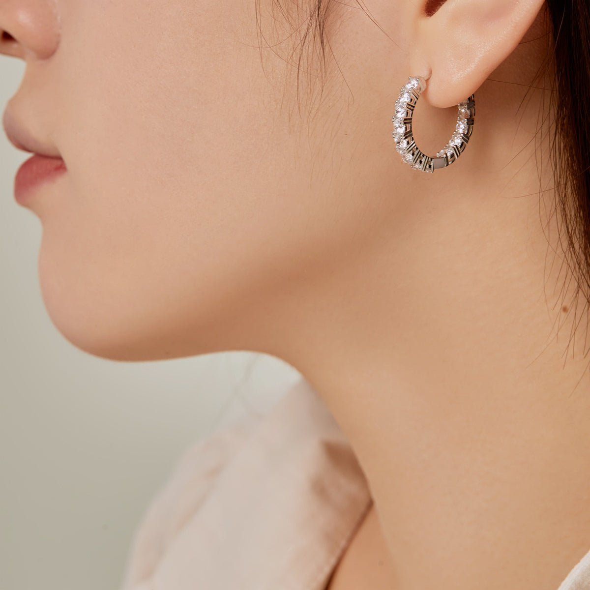 [Royal Jewellery]Unique Round Cut Daily Earrings
