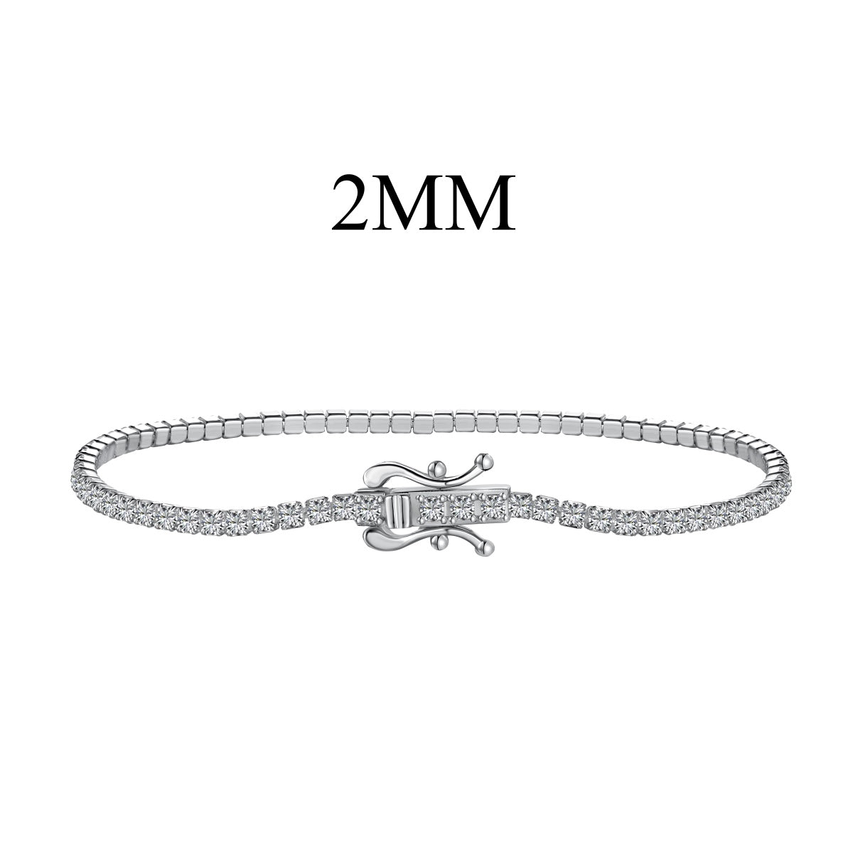 [Royal Jewellery]Radiant Colorful Round Cut Party Bracelet