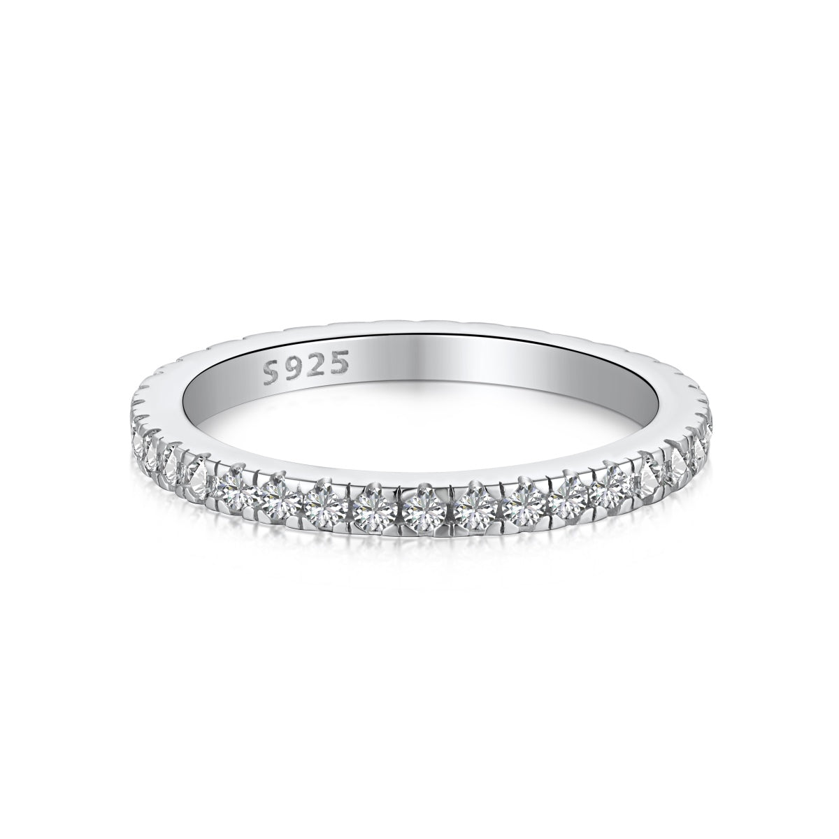 [Royal Jewellery]Delicate Sparkling Round Cut Daily Ring