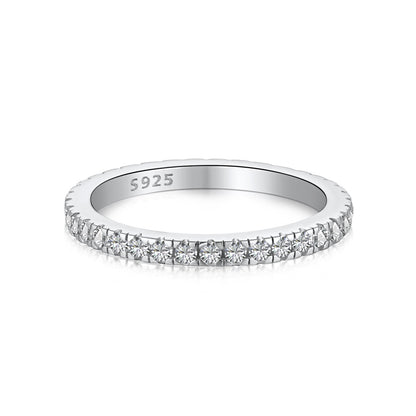 [Royal Jewellery]Delicate Sparkling Round Cut Daily Ring