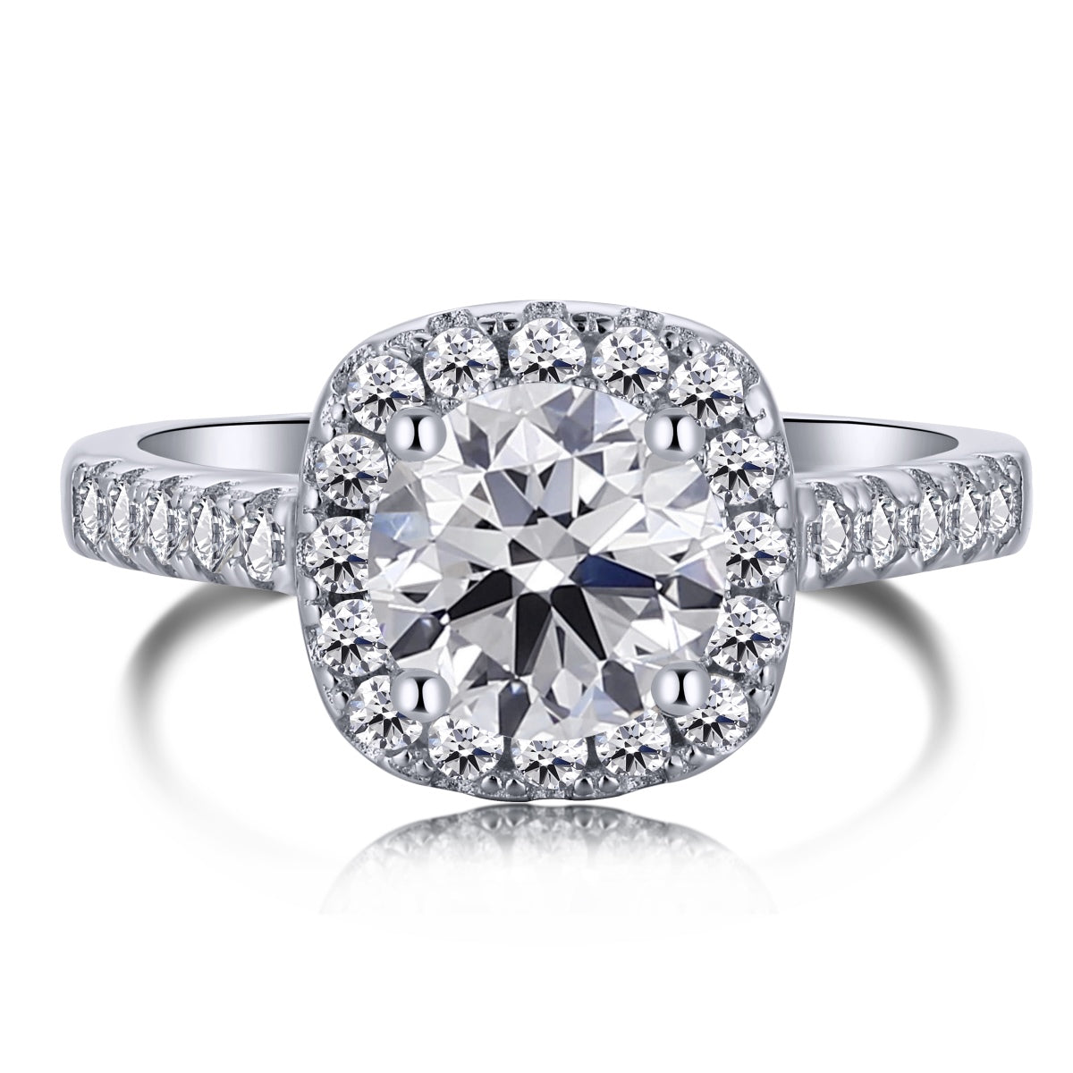 [Royal Jewellery]Dazzling Resplendent Round Cut Wedding Ring