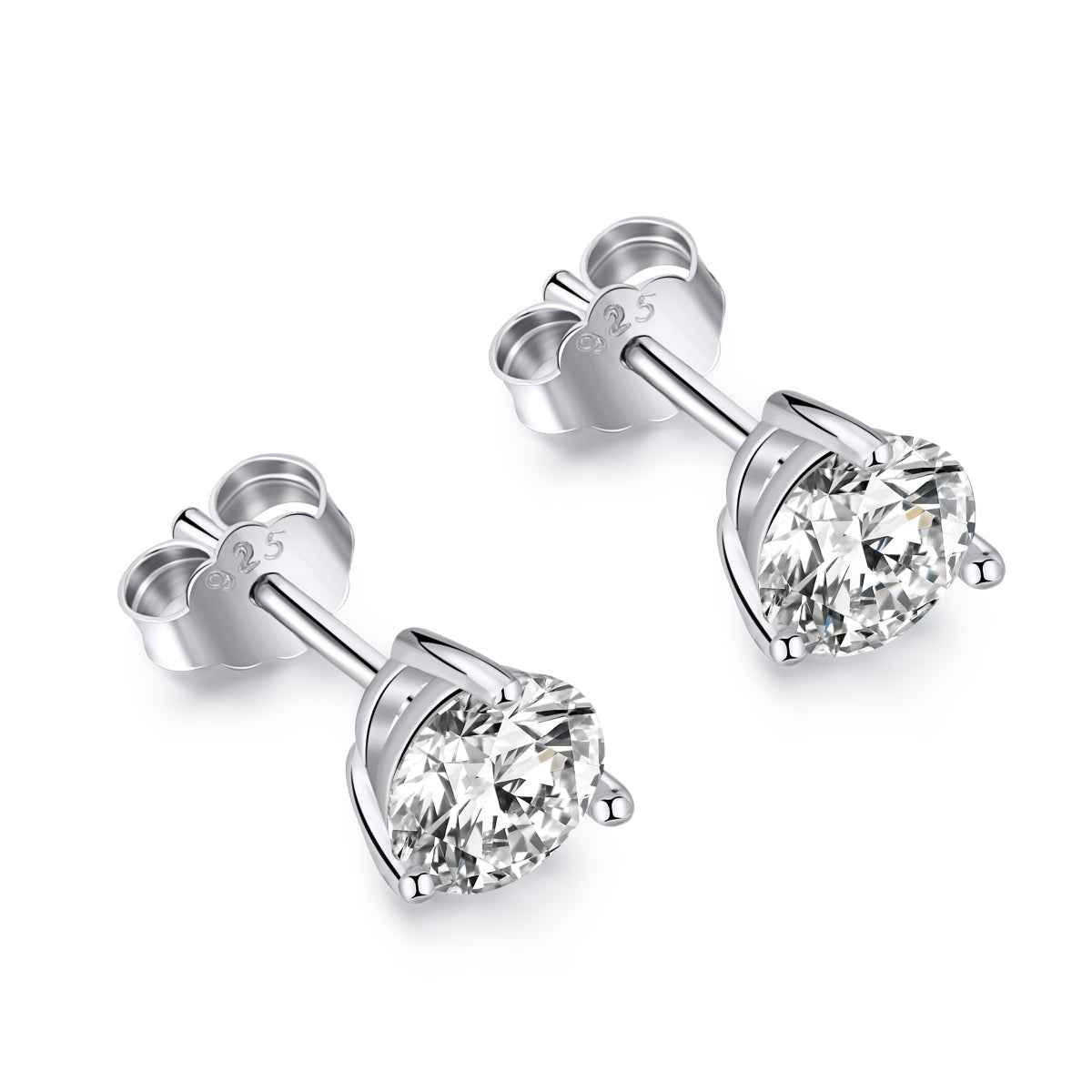 [Royal Jewellery]Dainty Round Shape Earrings