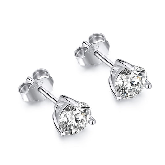 [Royal Jewellery]Dainty Round Shape Earrings