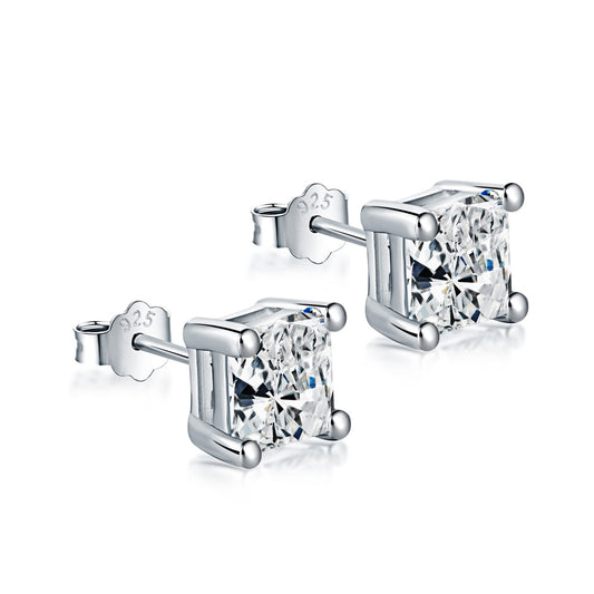 [Royal Jewellery]Delicate Square Shape Earrings