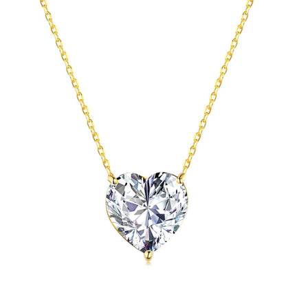 [Royal Jewellery]6.0 carat Radiant Heart Shape Necklace
