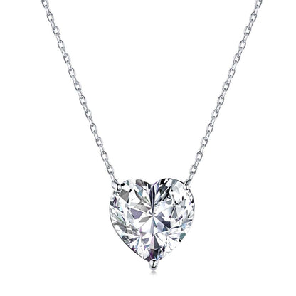 [ROYAL]6.0 carat Radiant Heart Shape Necklace