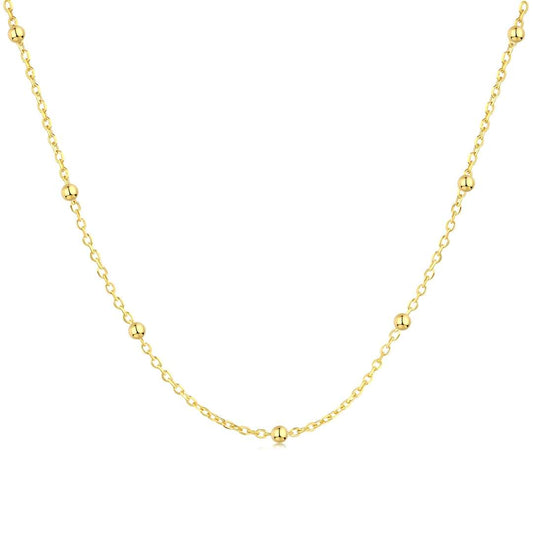 [Royal Jewellery]Small Bead Clavicle Chain Simple Necklace