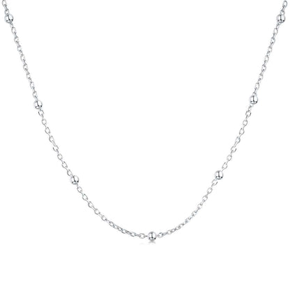 [Royal Jewellery]Small Bead Clavicle Chain Simple Necklace