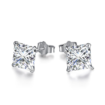 [Royal Jewellery]Ornate Square Shape Earrings