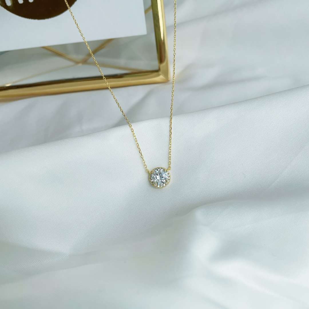 [Royal Jewellery]Luxurious Round Cut Necklace