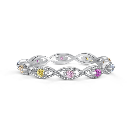 [Royal Jewellery]Elegant Energetic Round Cut Daily Ring