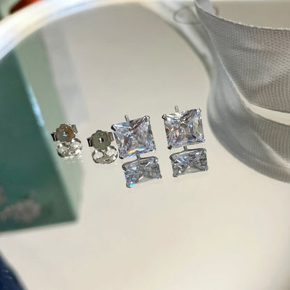 [Royal Jewellery]Ornate Square Shape Earrings