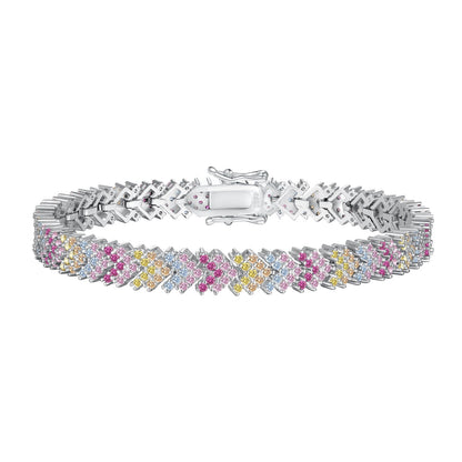 [Royal Jewellery]Ornate Sparkling Round Cut Party Bracelet