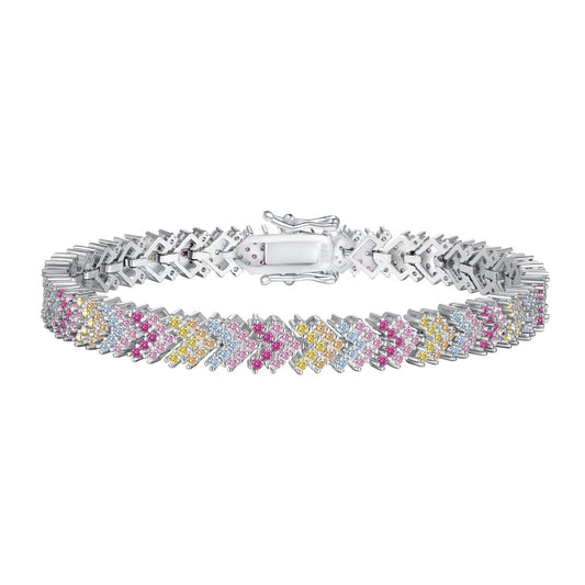[Royal Jewellery]Ornate Sparkling Round Cut Party Bracelet