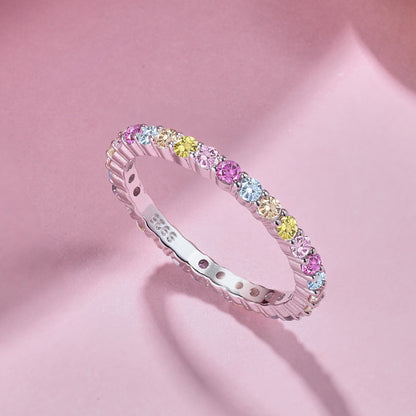 [Royal Jewellery]Elegant Vivid Round Cut Daily Ring