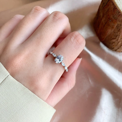 [Royal Jewellery]0.75 Carat Luxurious Vibrant Elongated Cushion Cut Daily Ring