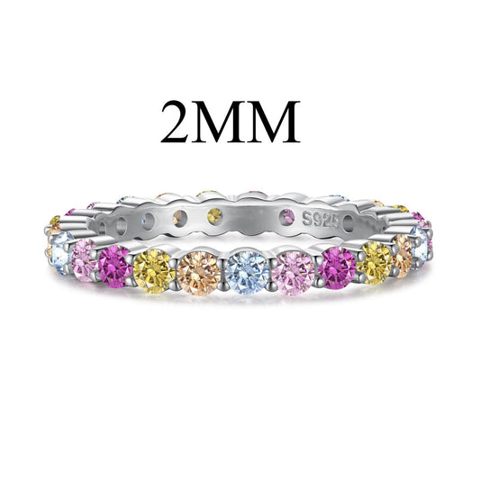 [Royal Jewellery]Elegant Vivid Round Cut Daily Ring