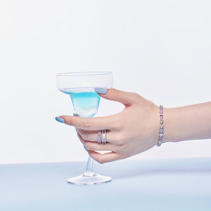 [Royal Jewellery]Radiant Water Drop Shape Daily Bracelet
