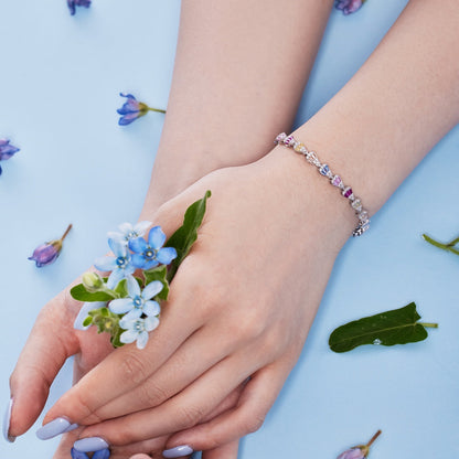 [Royal Jewellery]Radiant Water Drop Shape Daily Bracelet