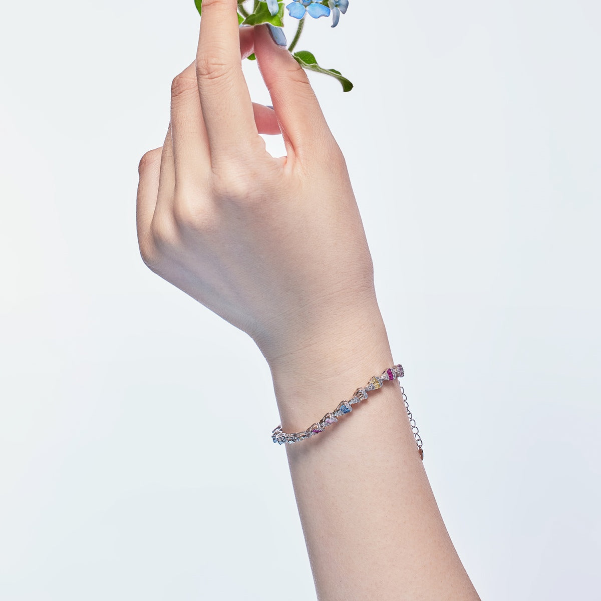 [Royal Jewellery]Radiant Water Drop Shape Daily Bracelet