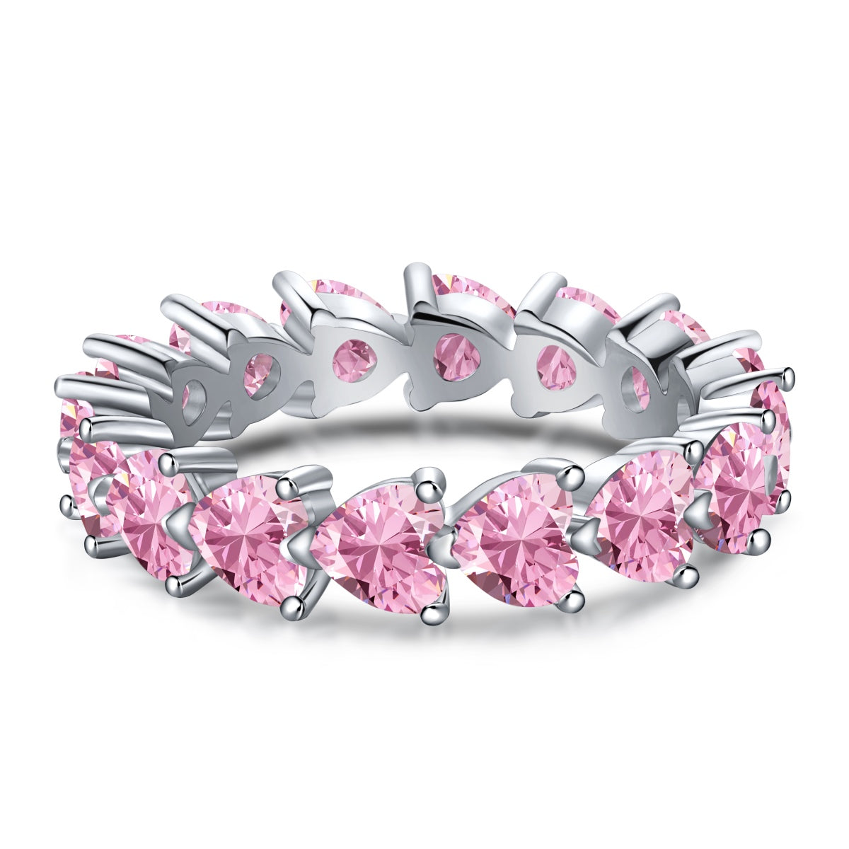 [Royal Jewellery]0.25 Carat Radiant Romance Heart Cut Lover Ring
