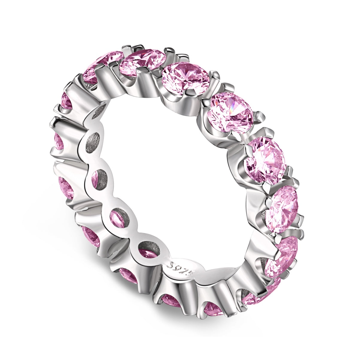 [Royal Jewellery]Eternity Round Cut Tennis Ring