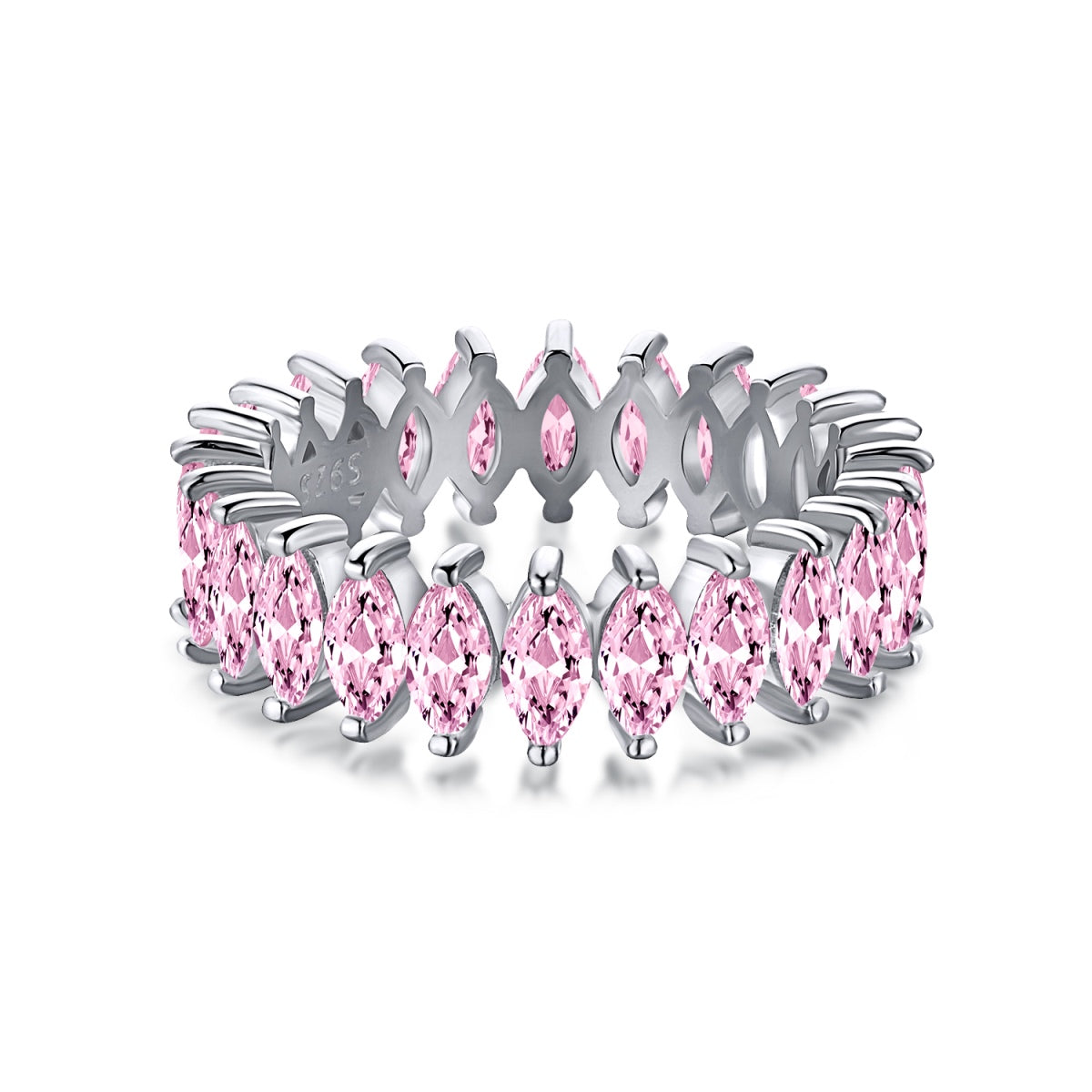 [Royal Jewellery]Gorgeous Marquise Cut Tennis Ring