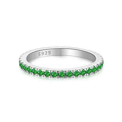 [Royal Jewellery]Delicate Sparkling Round Cut Daily Ring