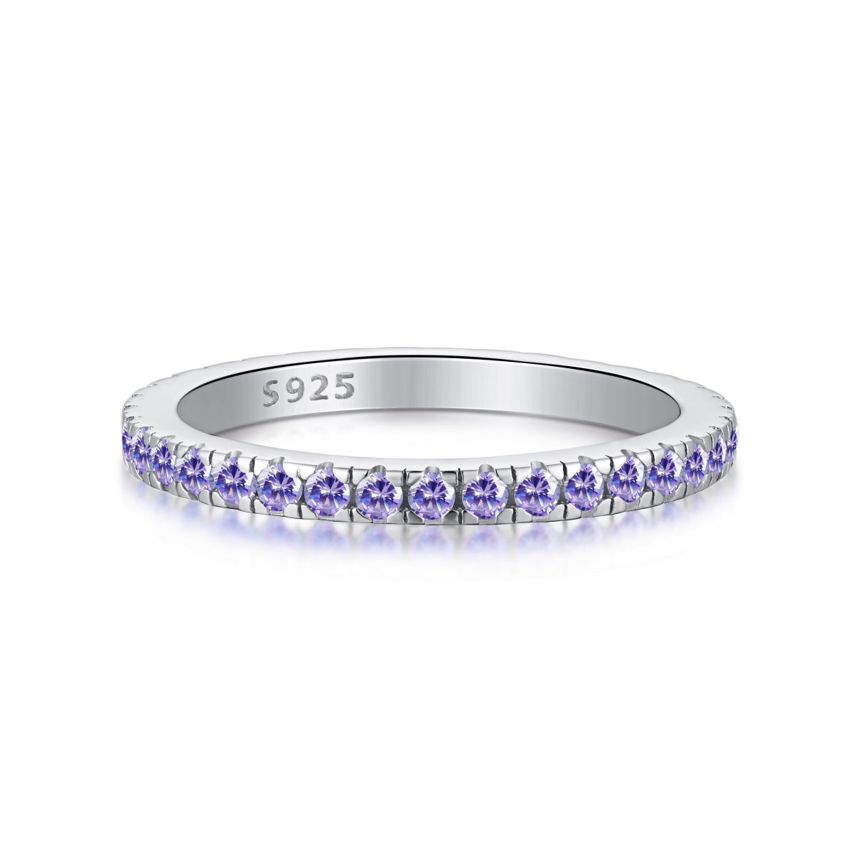 [Royal Jewellery]Delicate Sparkling Round Cut Daily Ring